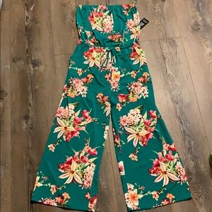 Express Floral Jumpsuit